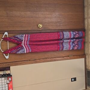 Angie deep vneck dress